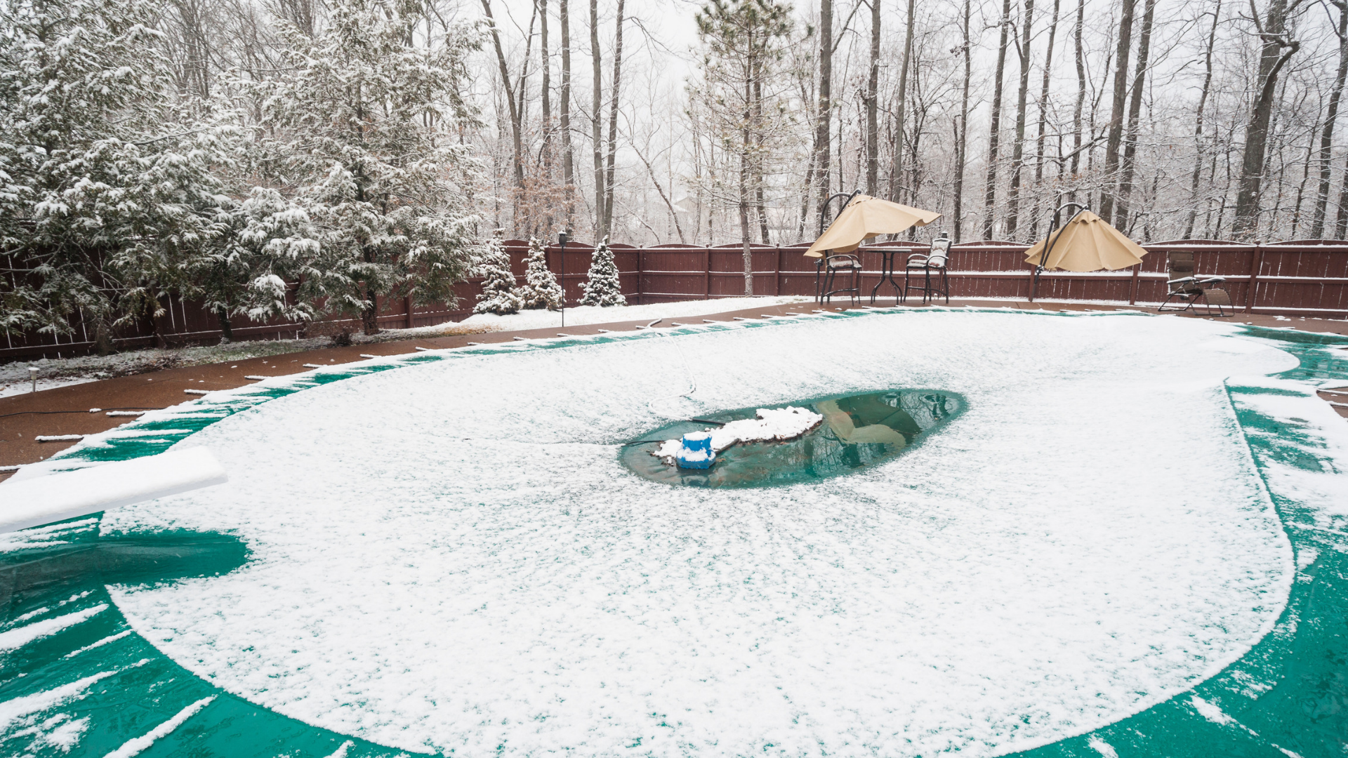 Featured image for “How Stagnant Water Accumulation Sabotages Winter Pool Covers”